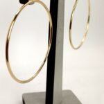 Brinco Argola Tradicional Banhado em Ouro 18K