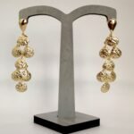 Brinco Cacho Estilizado Banhado em Ouro 18K