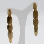 Brinco Círculos Sobrepostos em Camadas Banhado em Ouro 18K