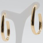 Brinco Semi Argola Banhado em Ouro 18K