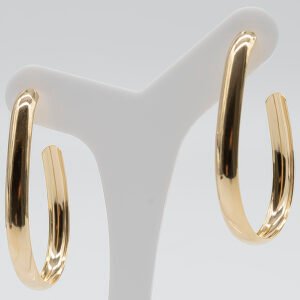 Brinco Semi Argola Banhado em Ouro 18K