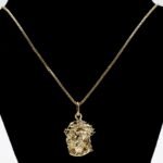 Colar Jesus com Coroa de Espinhos Banhado em Ouro 18K