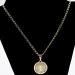 Colar Simples São Bento Banhado em Ouro 18K