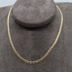 Colar Liso com Escrita I Love You Banhado em Ouro 18K