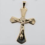 Pingente Crucifixo Banhado em Ouro 18K