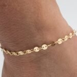 Pulseira Micro Chapas Detalhadas Banhada em Ouro 18K