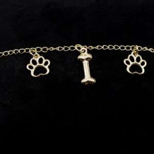 Pulseira Infantil Pet Banhada em Ouro 18K