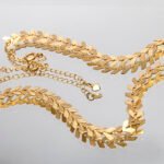 Choker Setas Banhada em Ouro Banhado em Ouro 18K