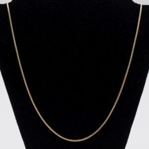 Colar Liso Fino Banhado em Ouro Banhado em Ouro 18K