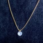 Colar Ponto de Luz Banhado em Ouro 18K