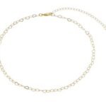Choker Corações Entrelaçados Banhado em Ouro 18K