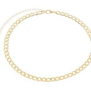 Choker Elo Grumet Banhado em Ouro 18K
