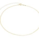 Choker Micro Chapas Redondas Banhado em Ouro 18K