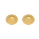 Brinco Bola Lisa Grande Banhado em Ouro 18K